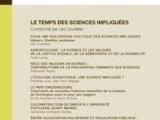 [Parution] Le temps des sciences impliquées – Dossier Revue Ecologie & Politique – n°51 – Octobre 2015